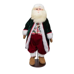 28" Jingle Bell Santa Doll with Stand