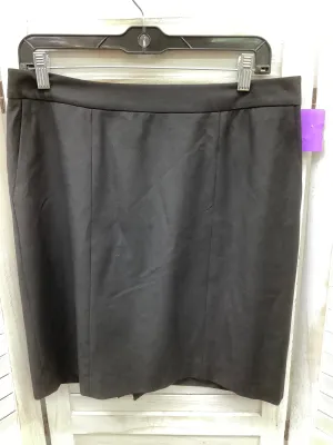 Black Skirt Midi Loft, Size 8
