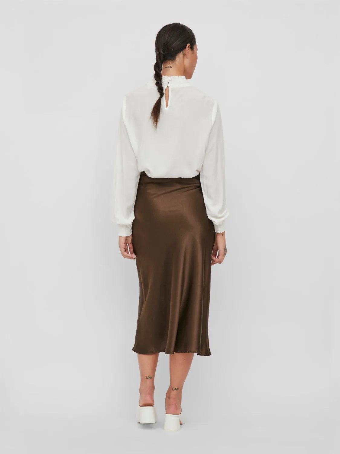Chadya High Waisted Skirt (Demitasse)