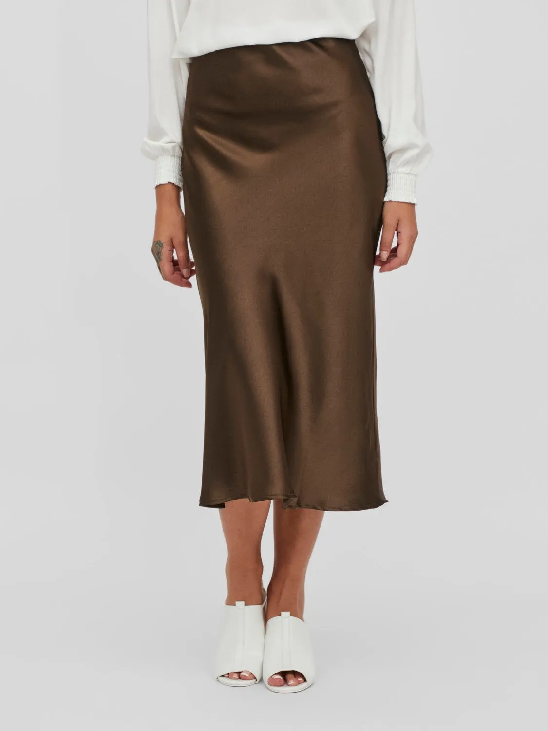 Chadya High Waisted Skirt (Demitasse)