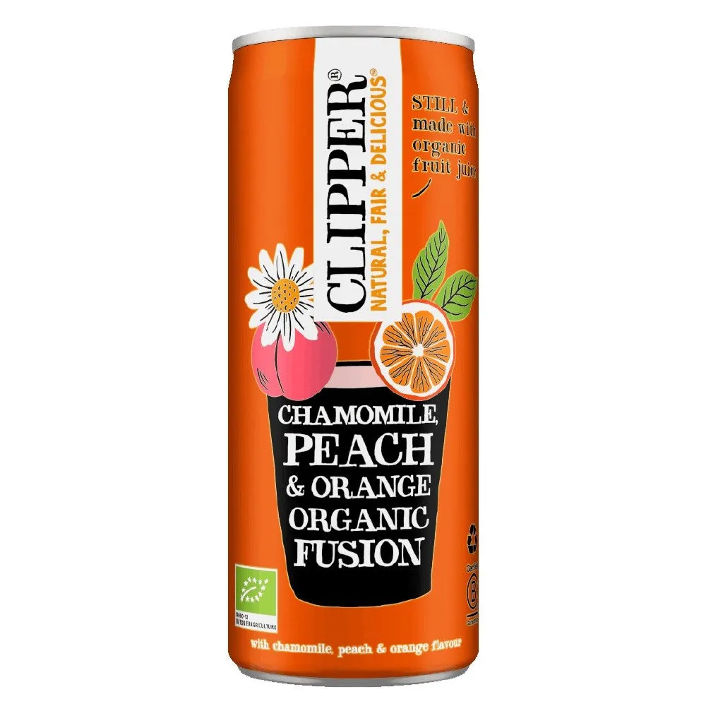 Clipper Chamomile, Peach & Orange Fusion Iced Tea 250ml