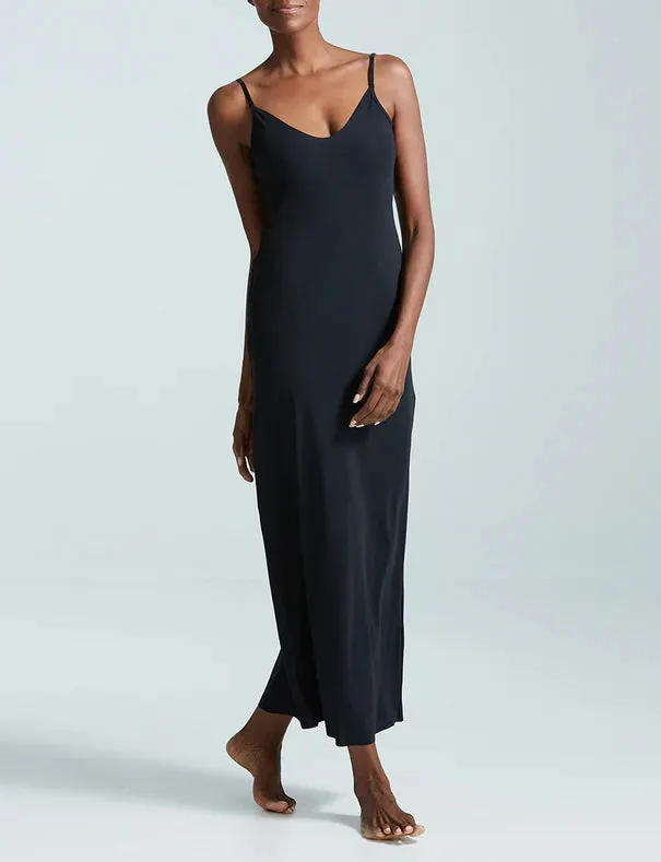 Commando Maxi Slip | BLACK | BEIGE