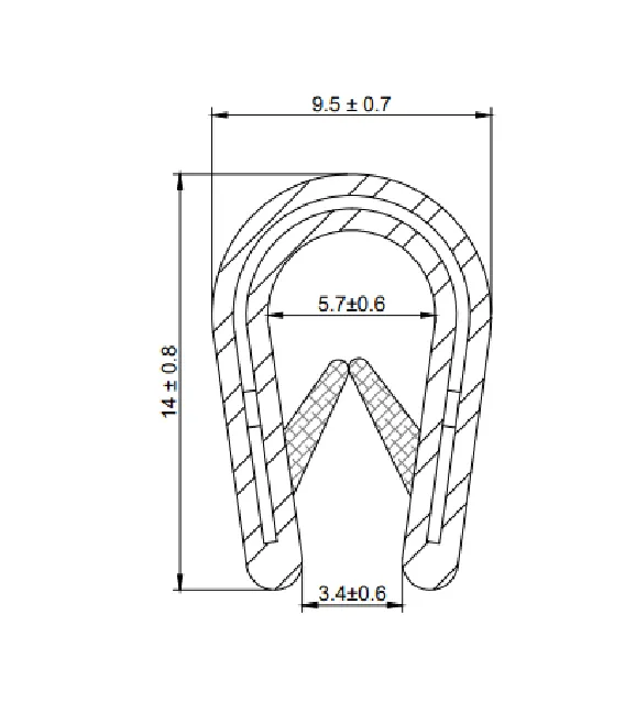 COR P 1.011 EDGE TRIM WITH SELF GRIP SEAL
