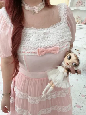 [Curve Beauty] Rosette Fairy Princess Dress