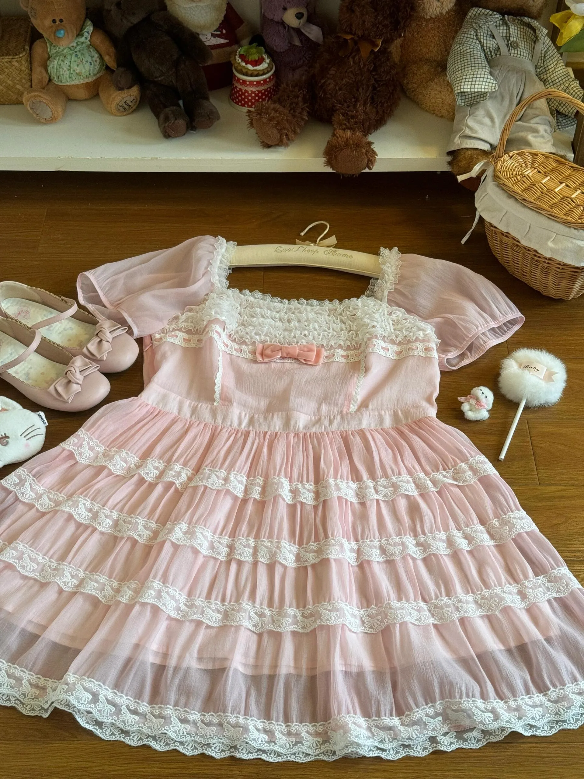 [Curve Beauty] Rosette Fairy Princess Dress