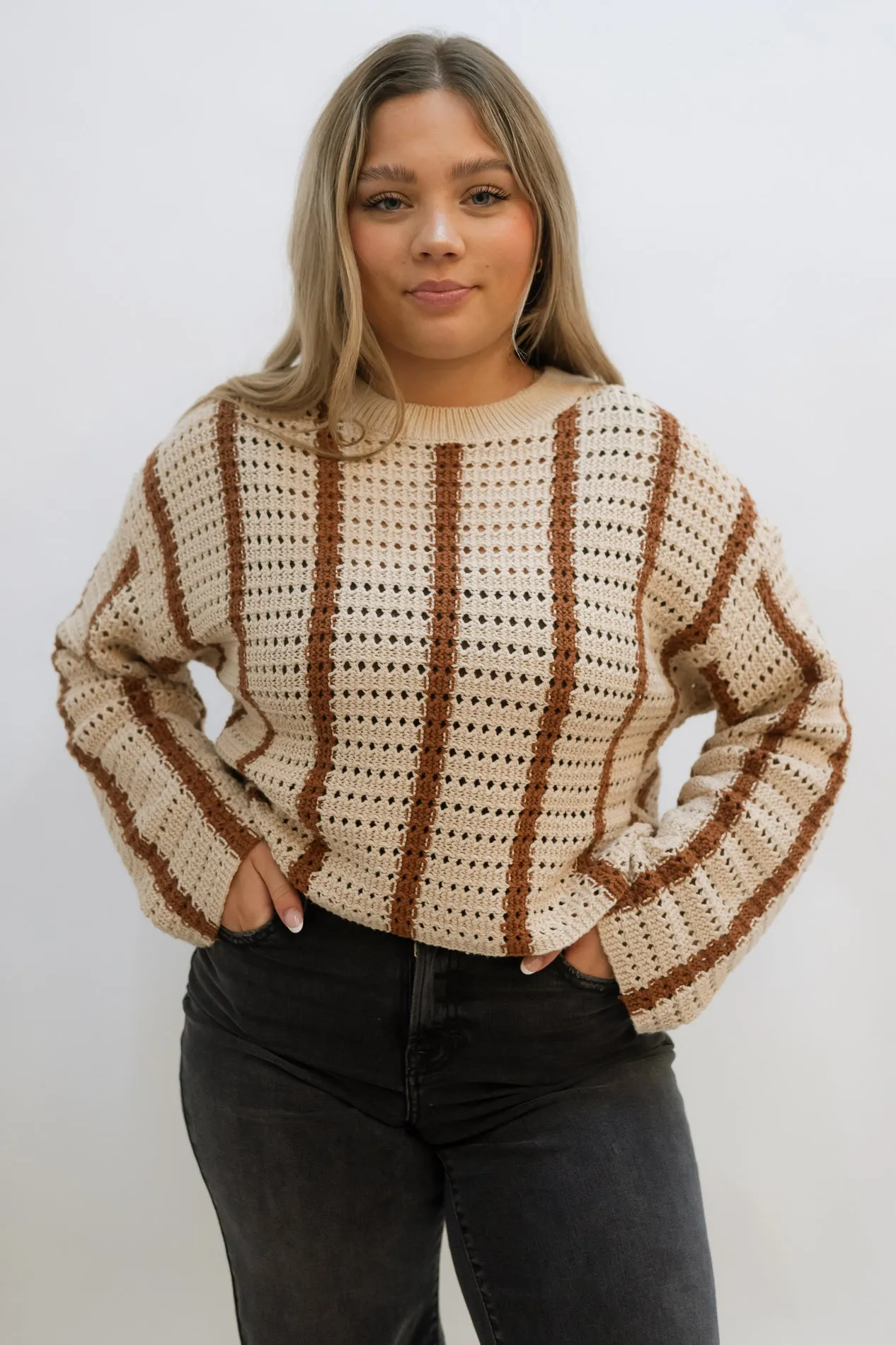 Dani Knit Stripe Sweater