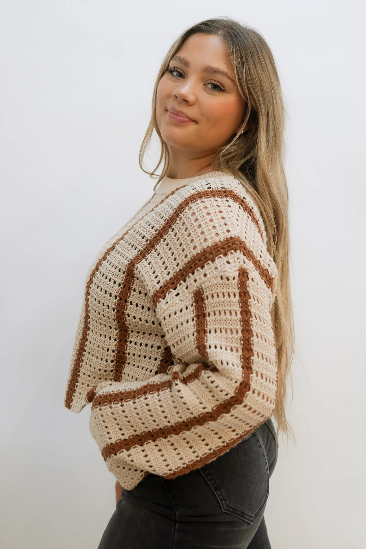 Dani Knit Stripe Sweater