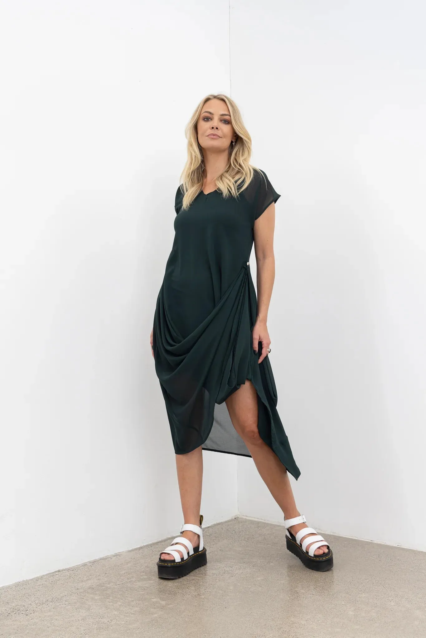 DREAMLINER DRESS -Black