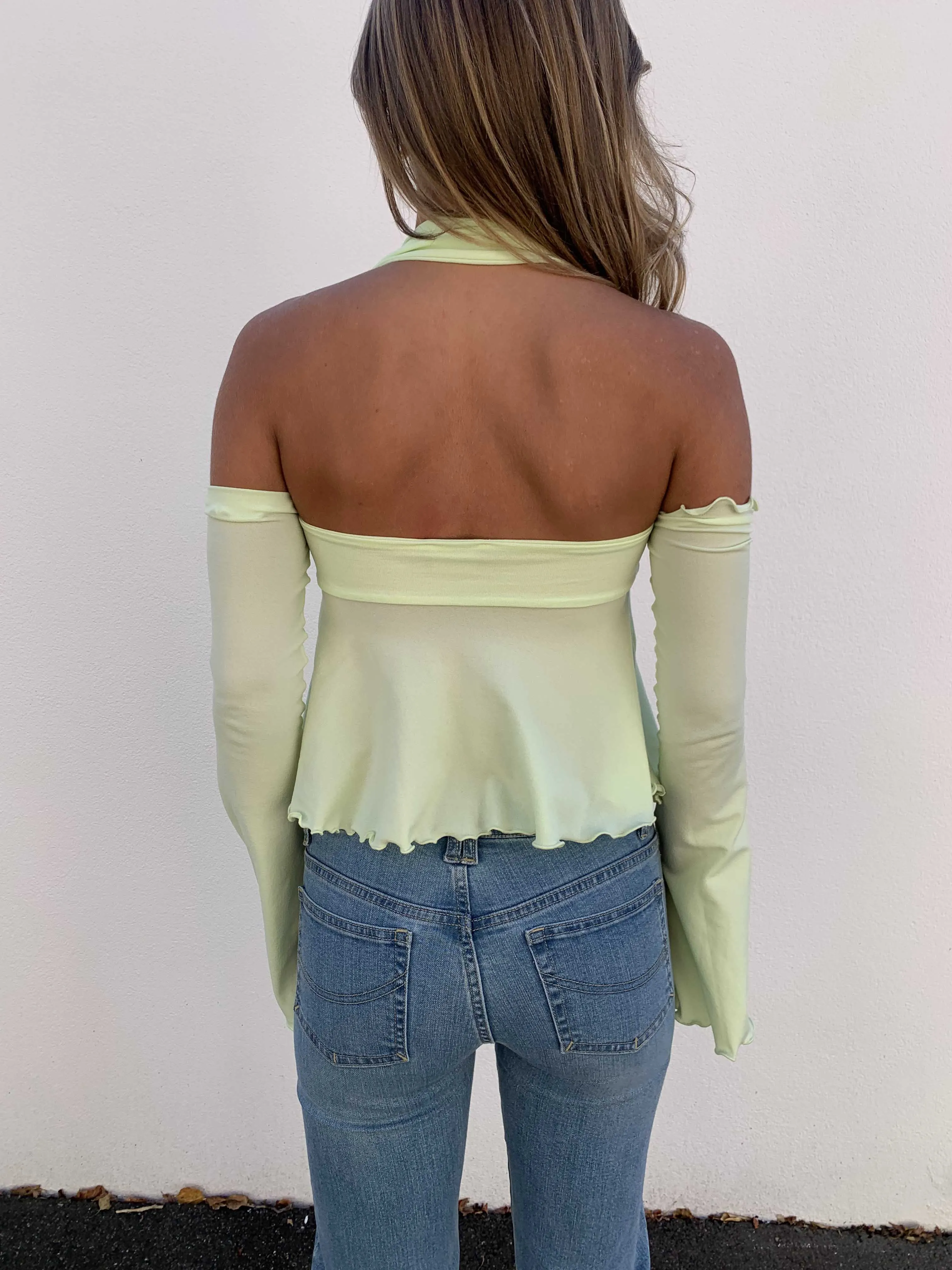 Empire Top. Apple Green