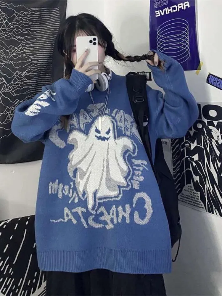 Ghost Knit Sweater (Spooky)