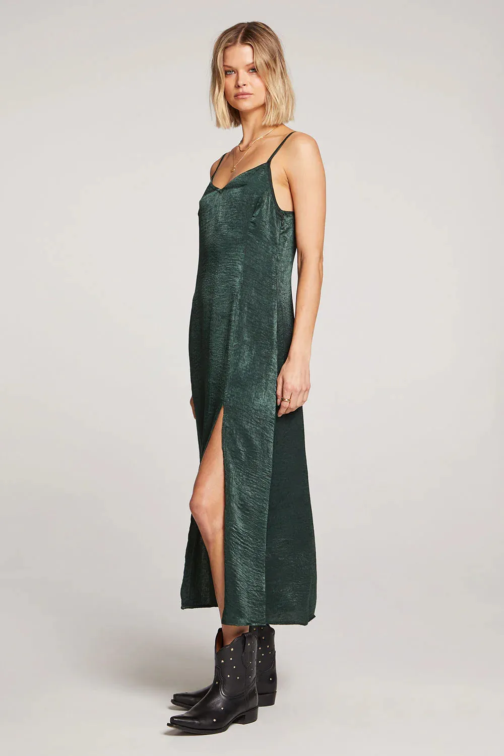 Isabella Silky Midi Dress | Twilight