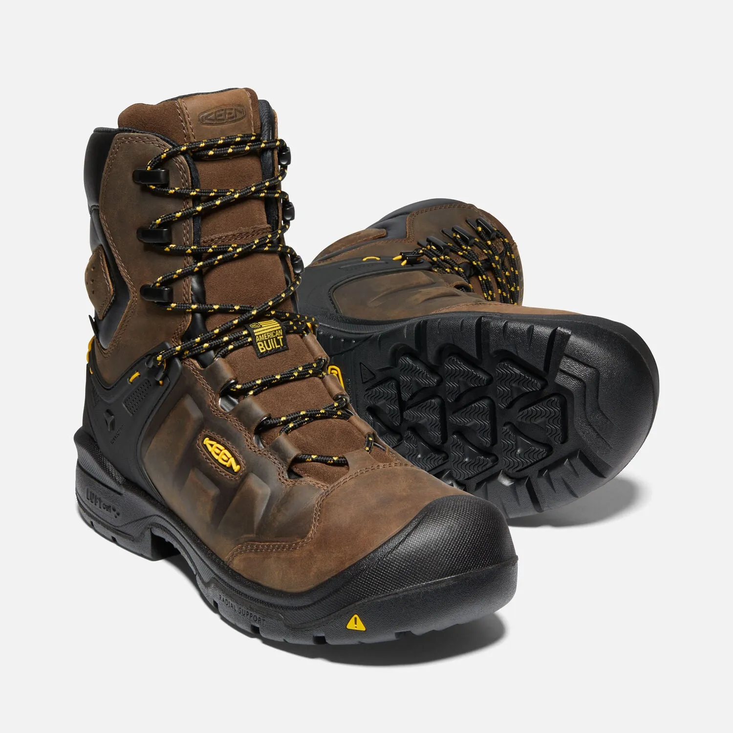 KEEN Men's Dover 8 Inch Waterproof Carbon Toe 1024186