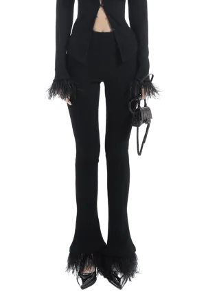 Knit Horsebit Pants