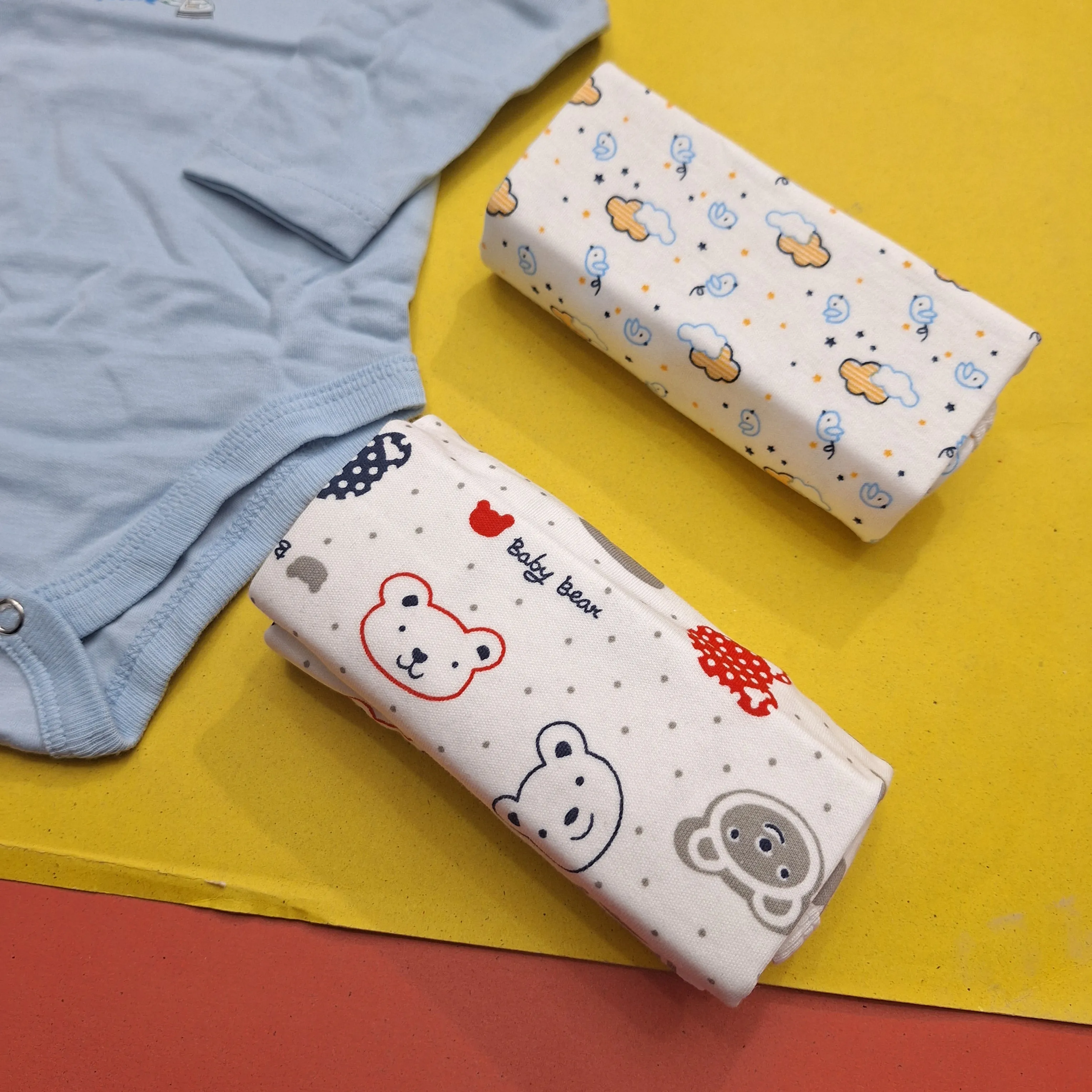 Little Love - Pack of 5 Long Sleeve Bodysuits - Boys