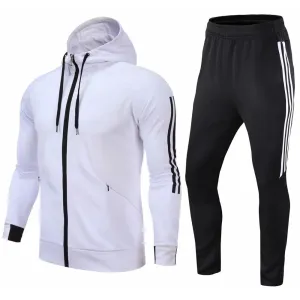 Long Sleeve Hooded Jacket Soccer Hoodie Running Jacket Adult Sports Training suit Sport Suit Autumn Winter Men Football Tracksuits