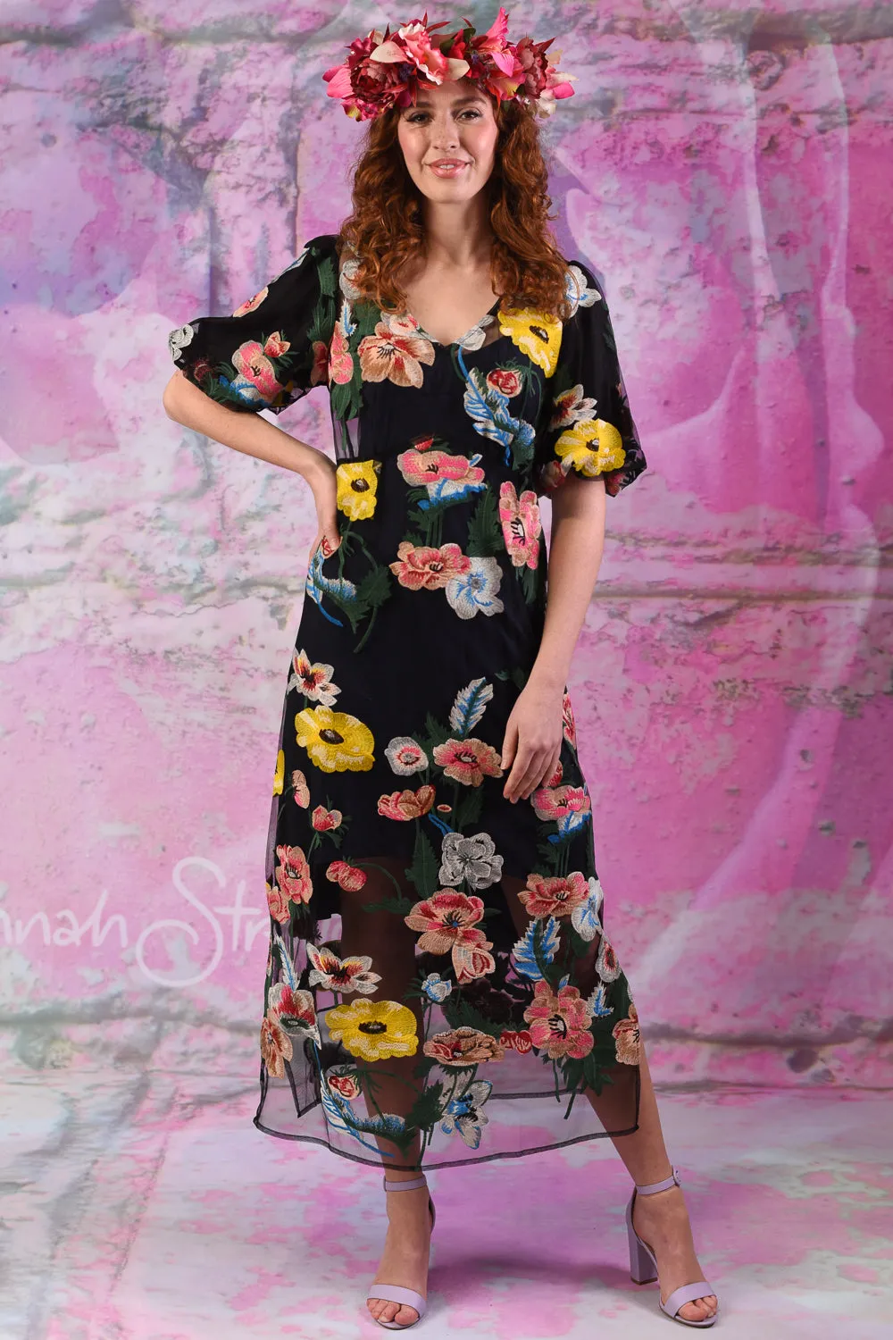 Loveable Dress - Black Floral | SALE