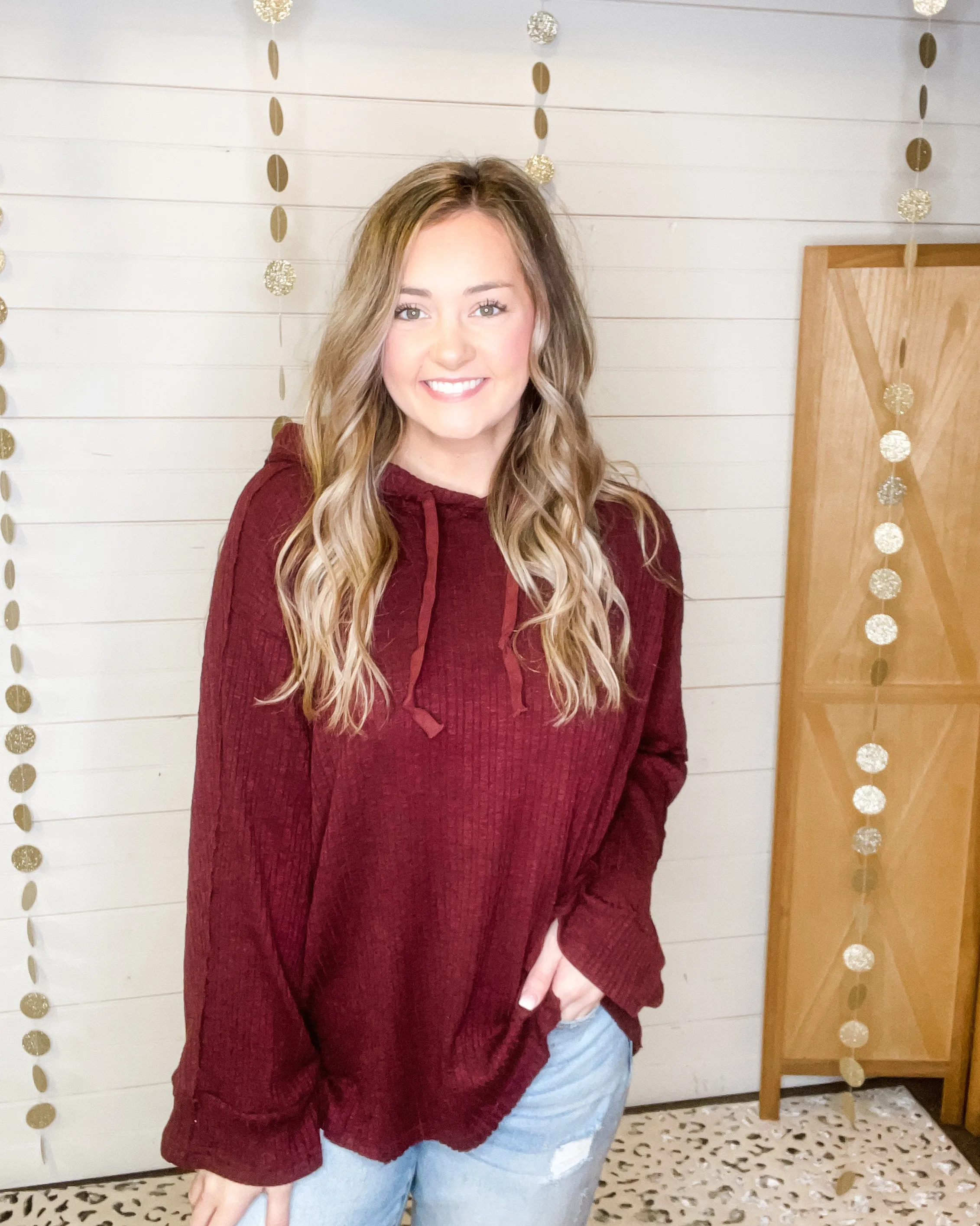 Meet Halfway Knit Hoodie