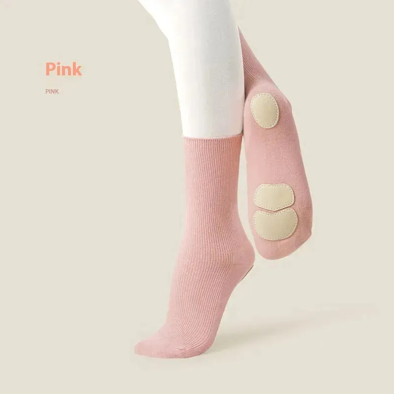 Mid Length Professional Classical Non-slip Dance Practice Socks
