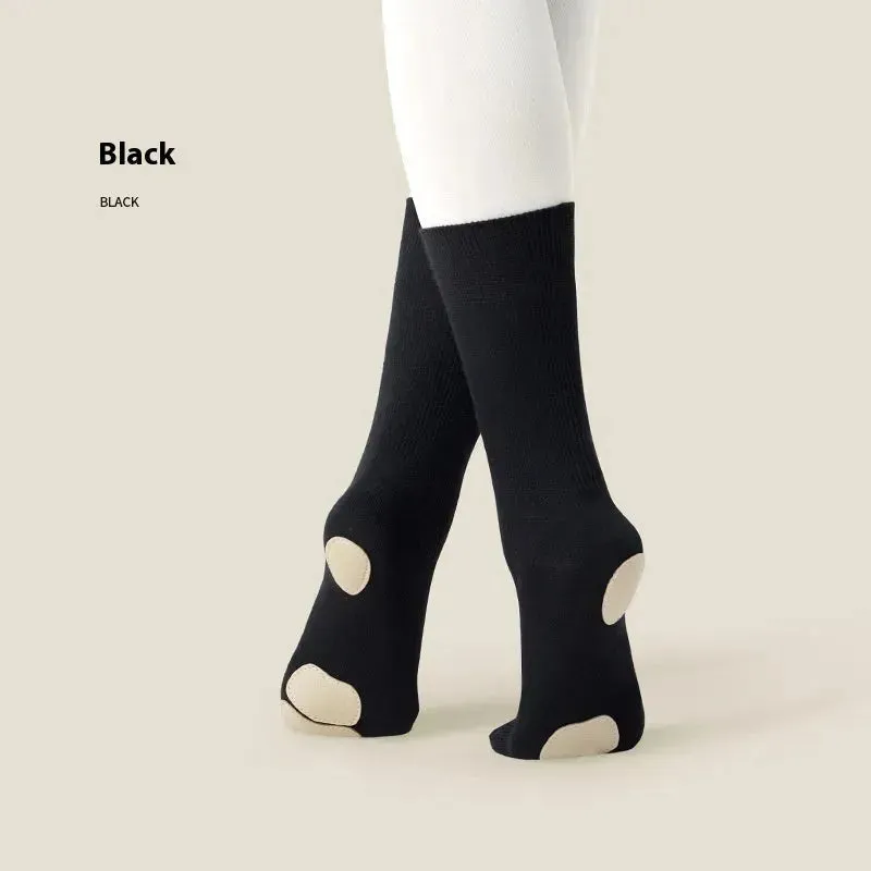 Mid Length Professional Classical Non-slip Dance Practice Socks