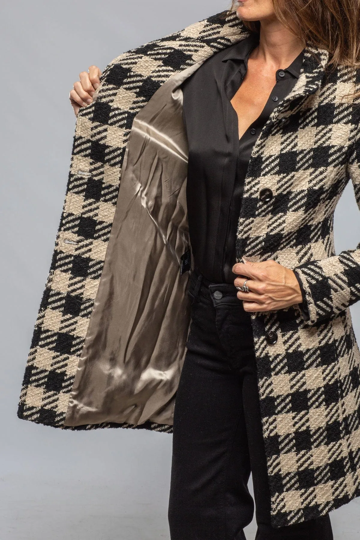 Millie Houndstooth Coat
