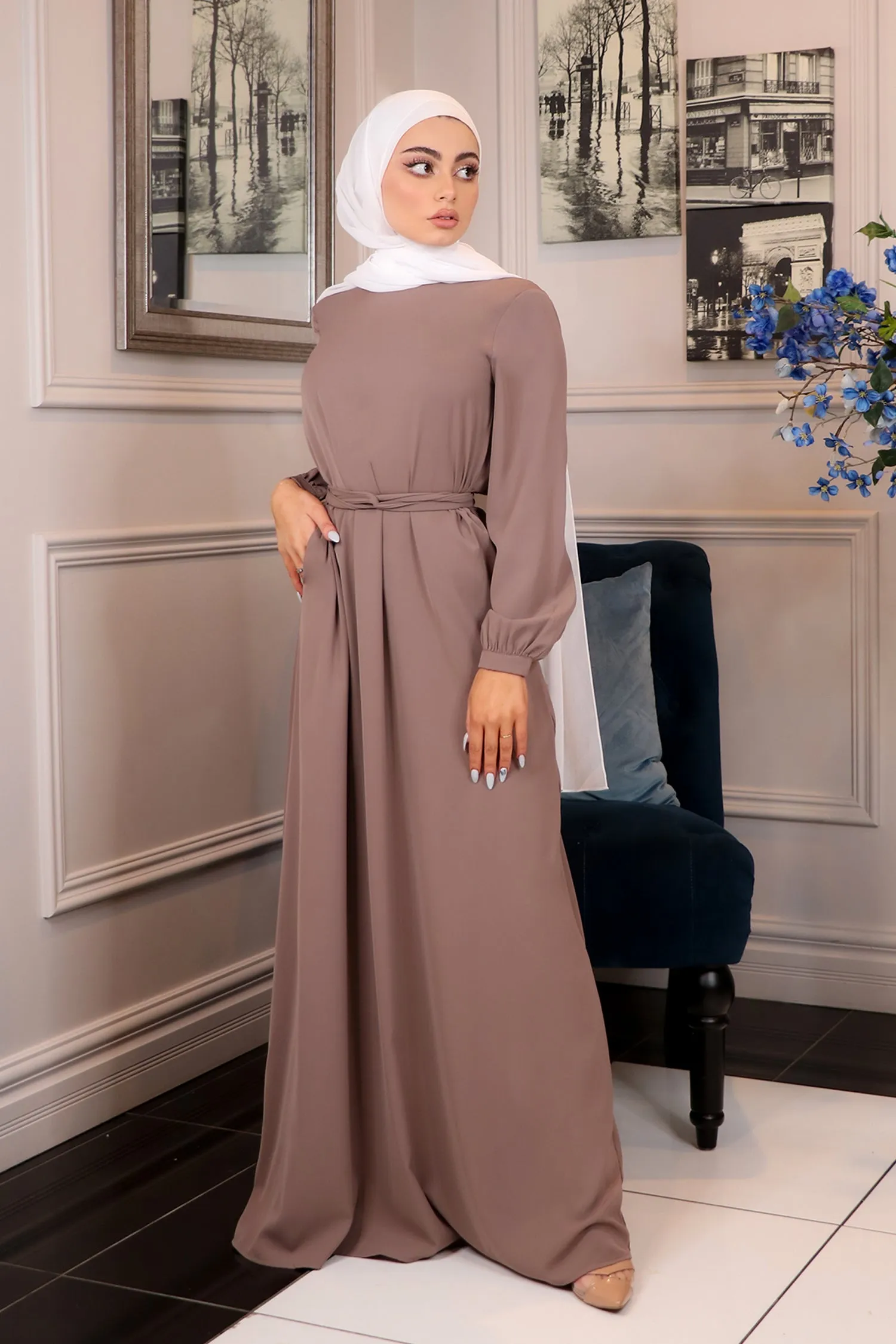 Mink Deluxe Soft Maxi Dress