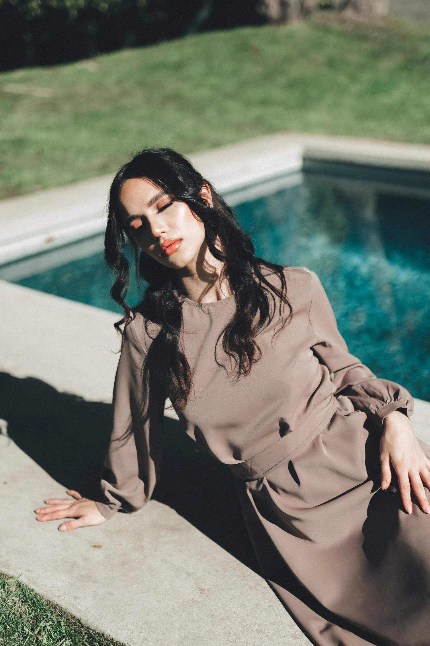 Mink Deluxe Soft Maxi Dress