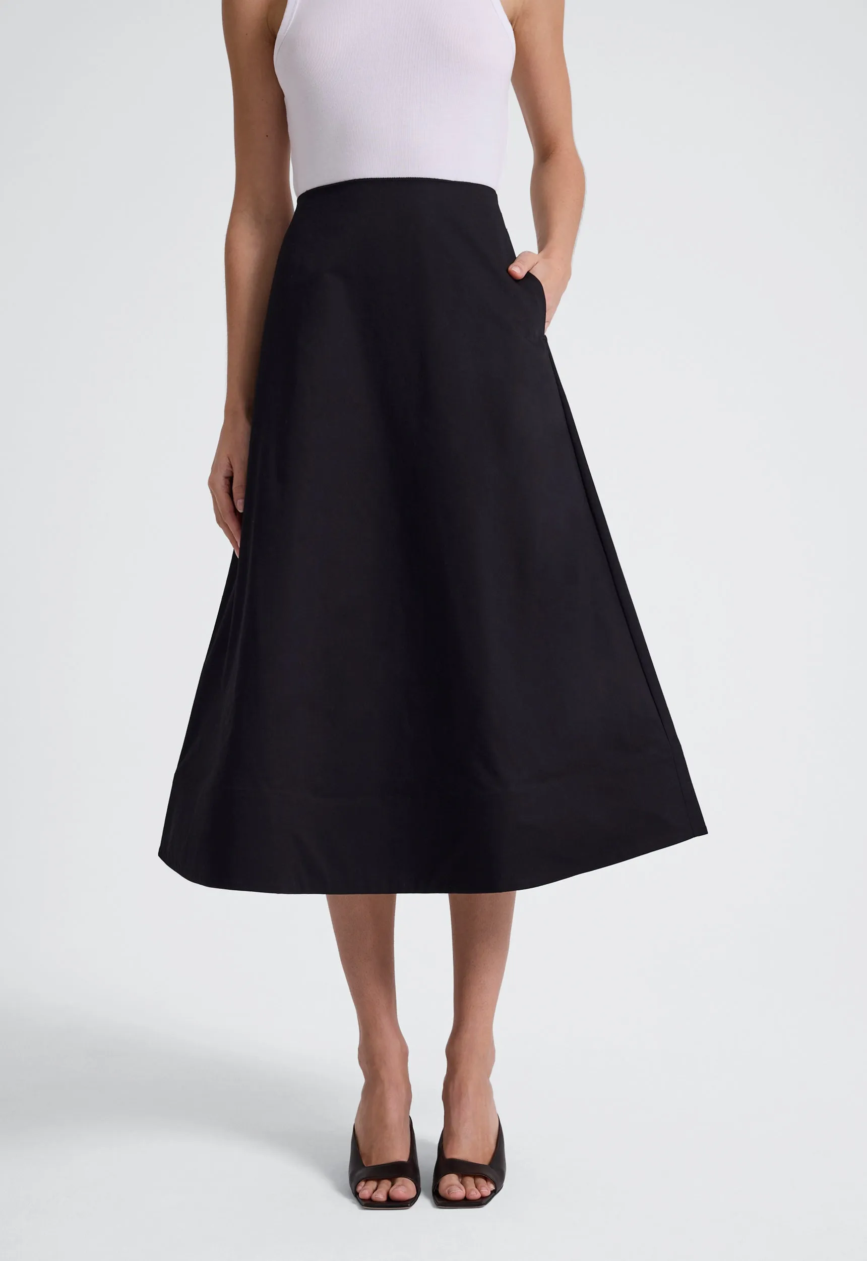 Note Skirt - Black