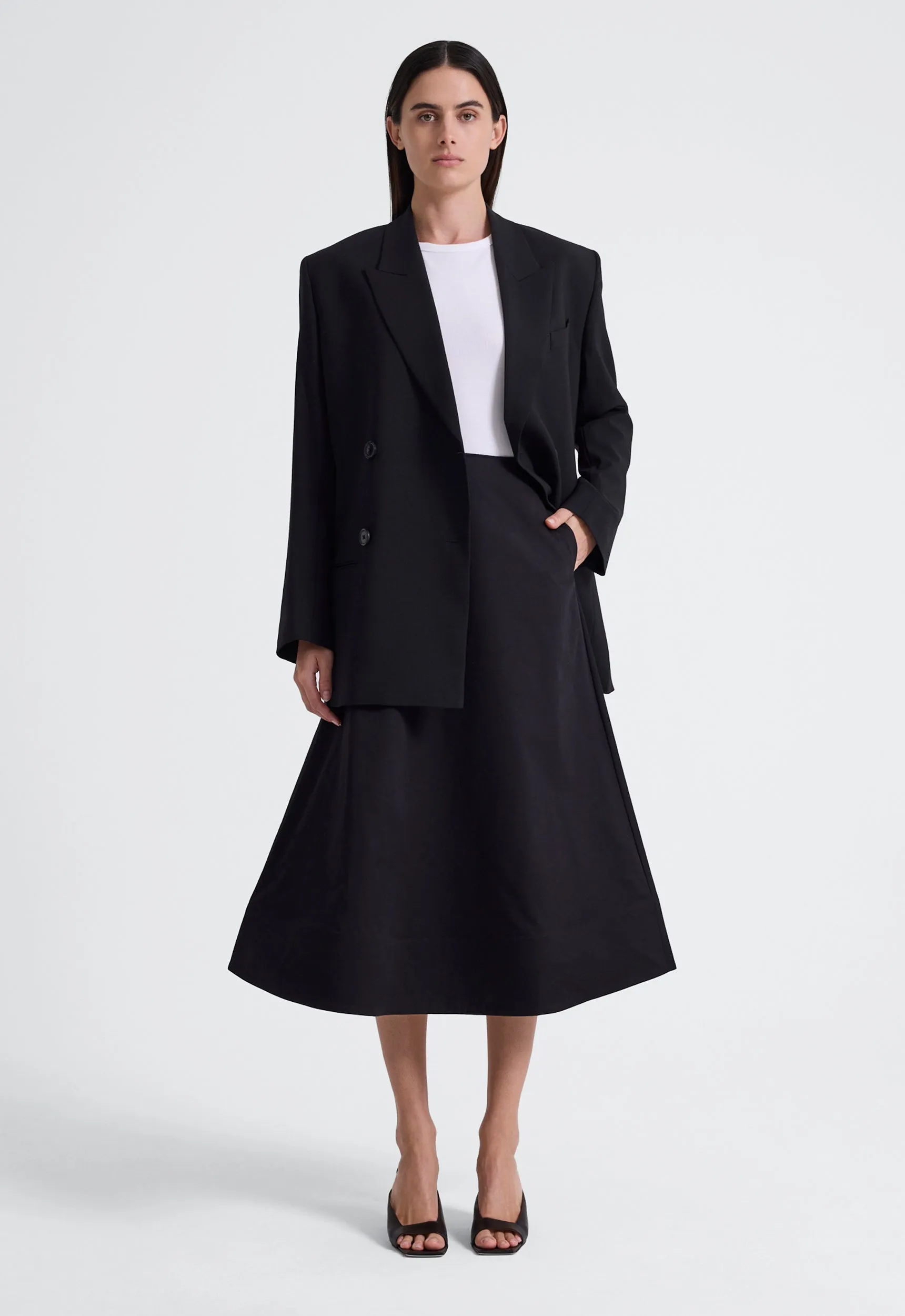 Note Skirt - Black