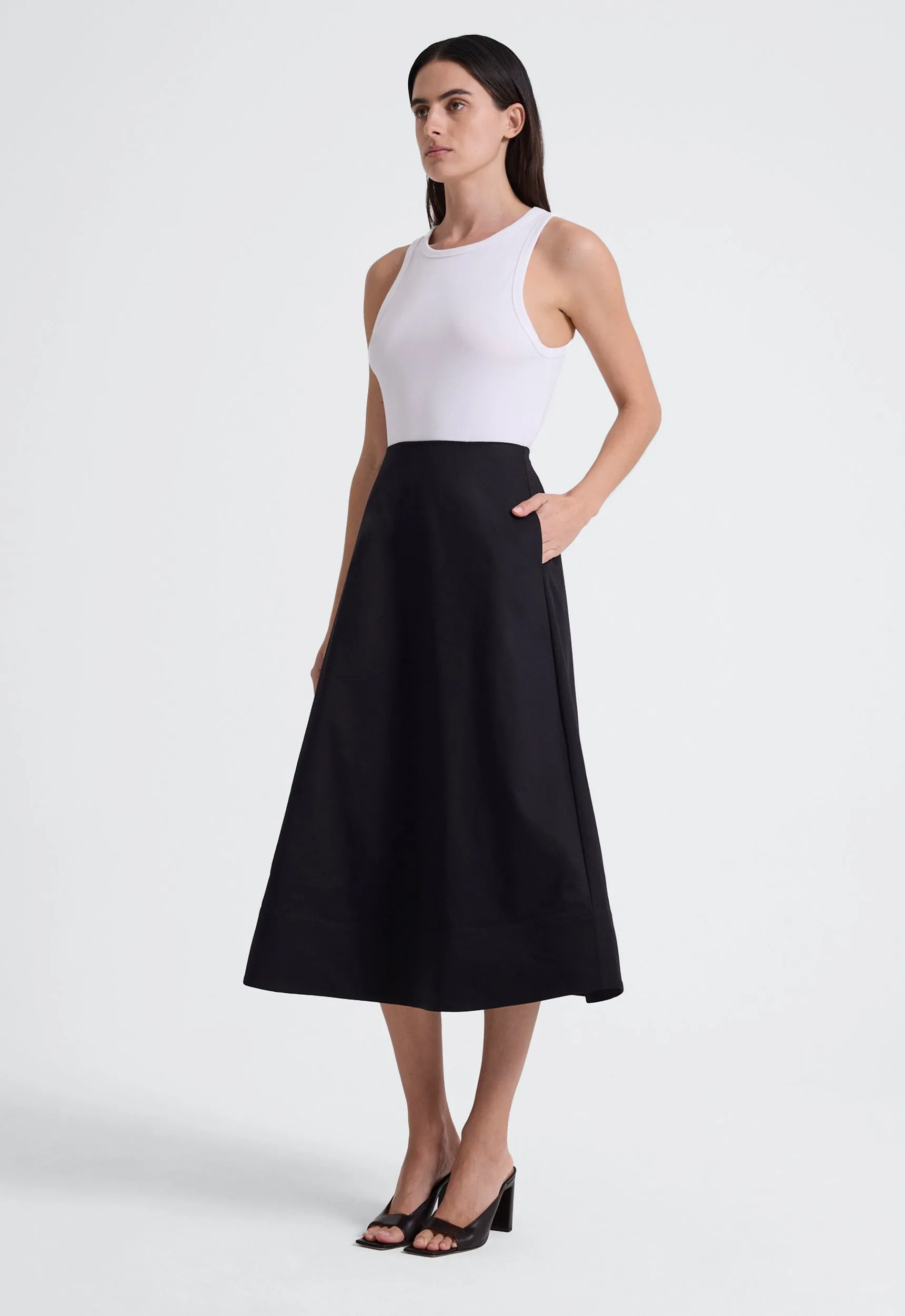 Note Skirt - Black