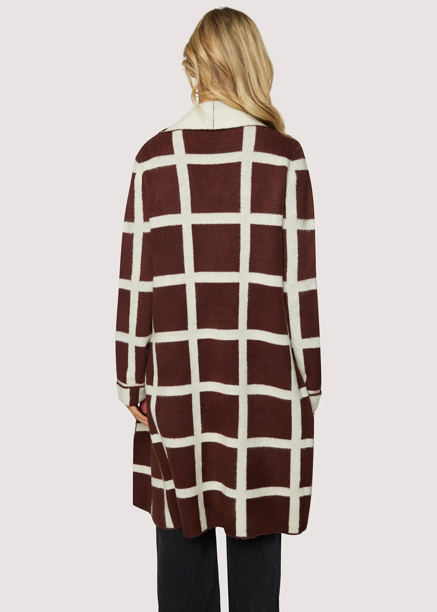 Off the Grid Cardi Dark Brown