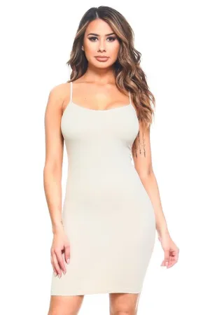 Seamless Cami Slip Dress - Ivory