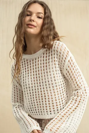 Sheer Crochet Top