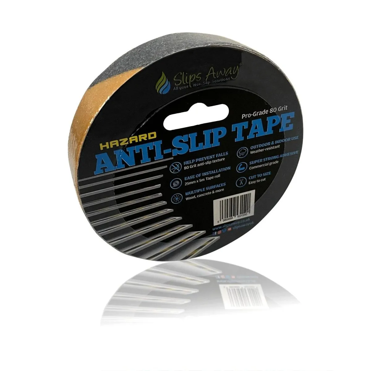 Short Length Anti Slip Tape Rolls - Standard Grade, 5 Metres | Non-Slip Safety Tape