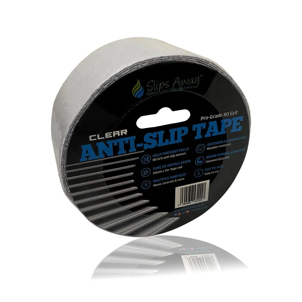 Short Length Anti Slip Tape Rolls - Standard Grade, 5 Metres | Non-Slip Safety Tape