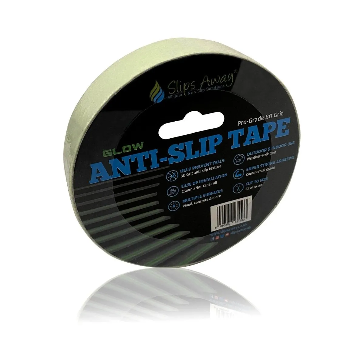 Short Length Anti Slip Tape Rolls - Standard Grade, 5 Metres | Non-Slip Safety Tape