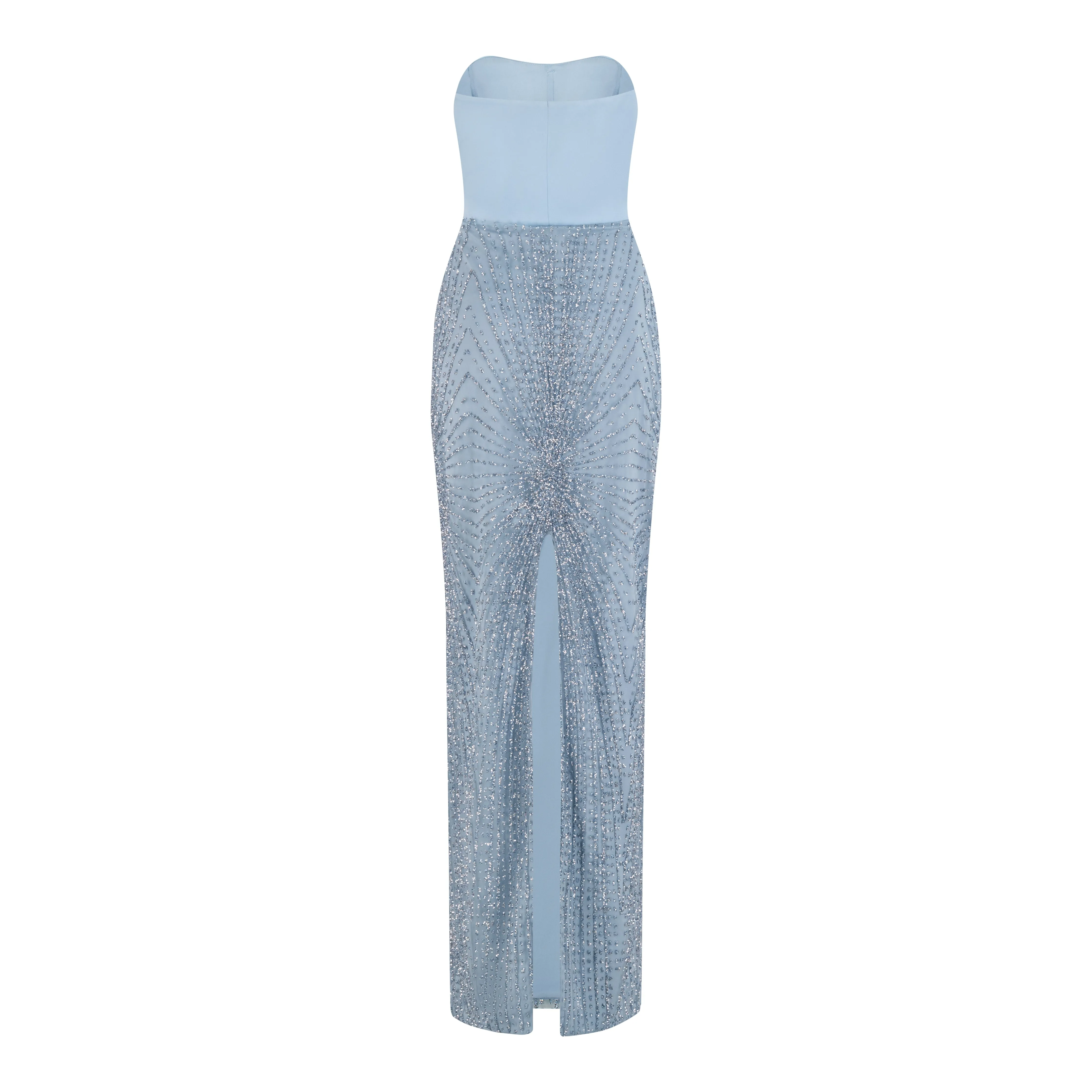 Soft Sapphire Women's Embroidered Dress