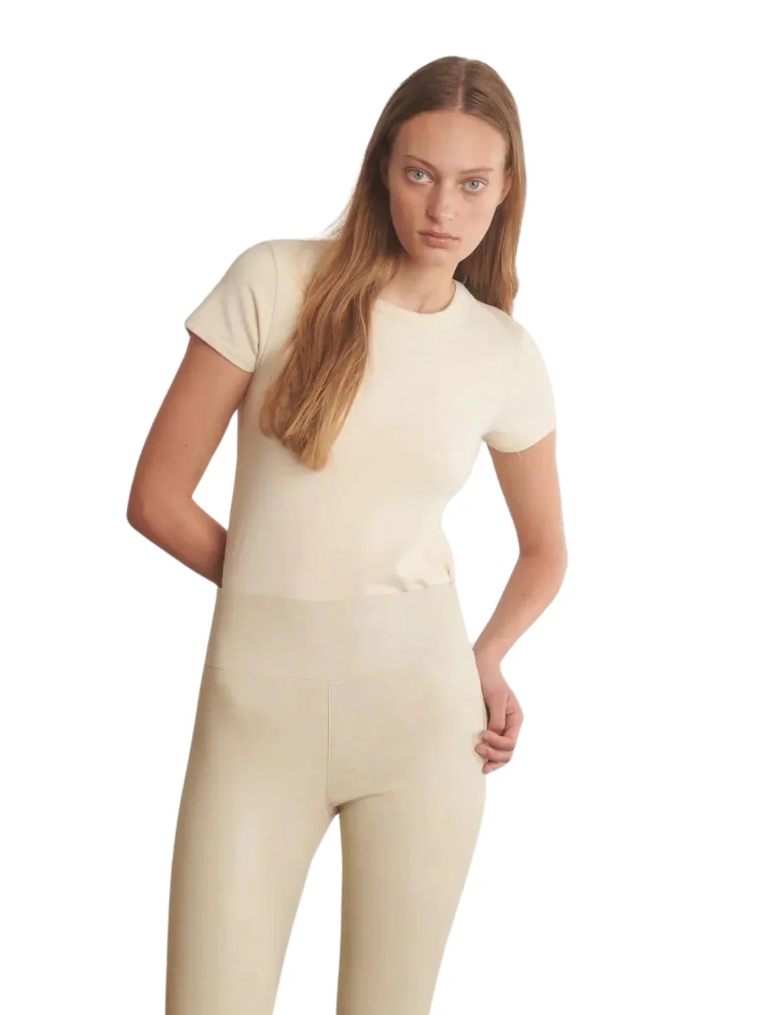Sprwmn short sleeve tee ecru