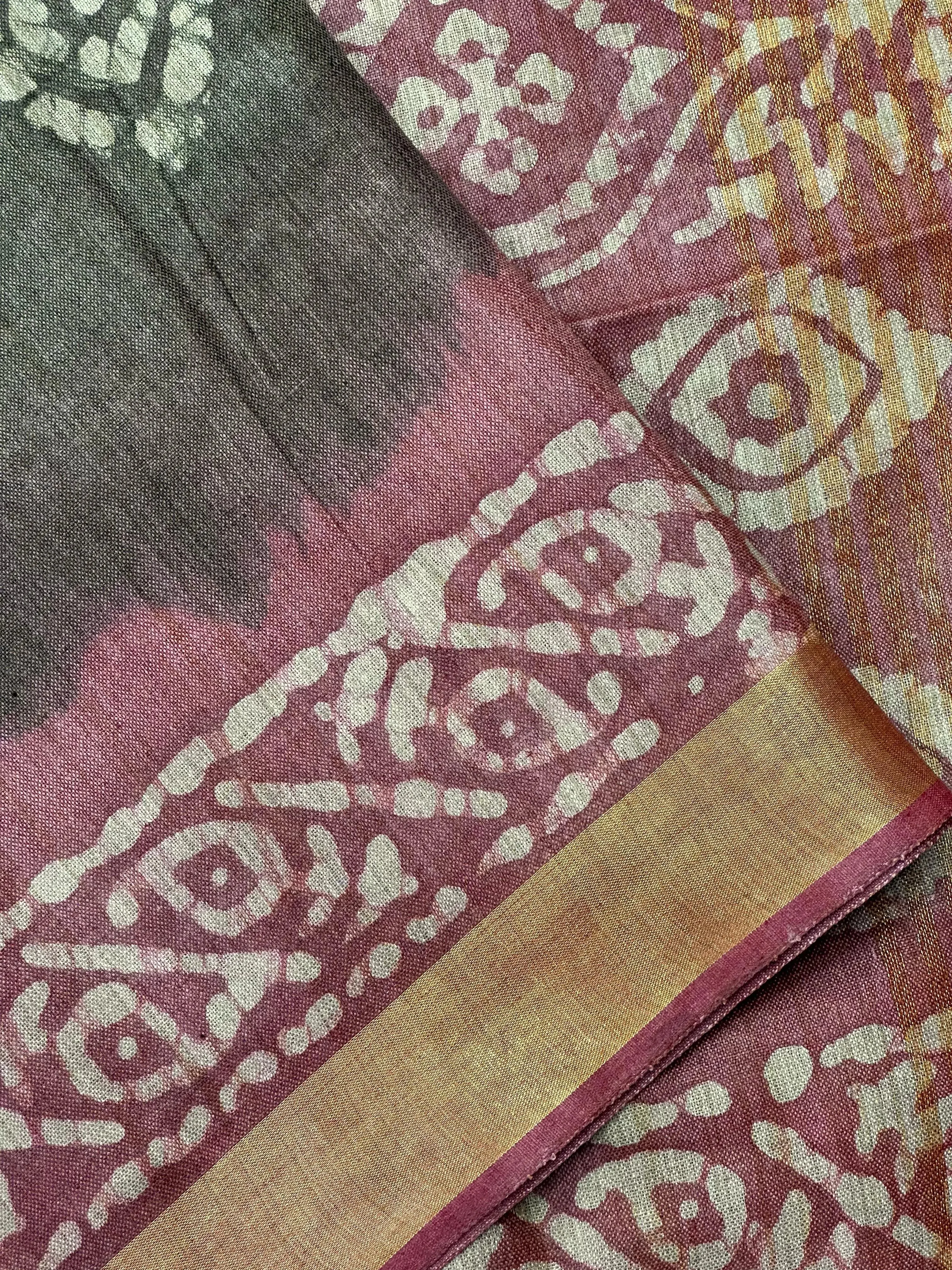 Subtle & Sophisticated Tussar Silk Saree – Daily Wear Elegance in Every Drape