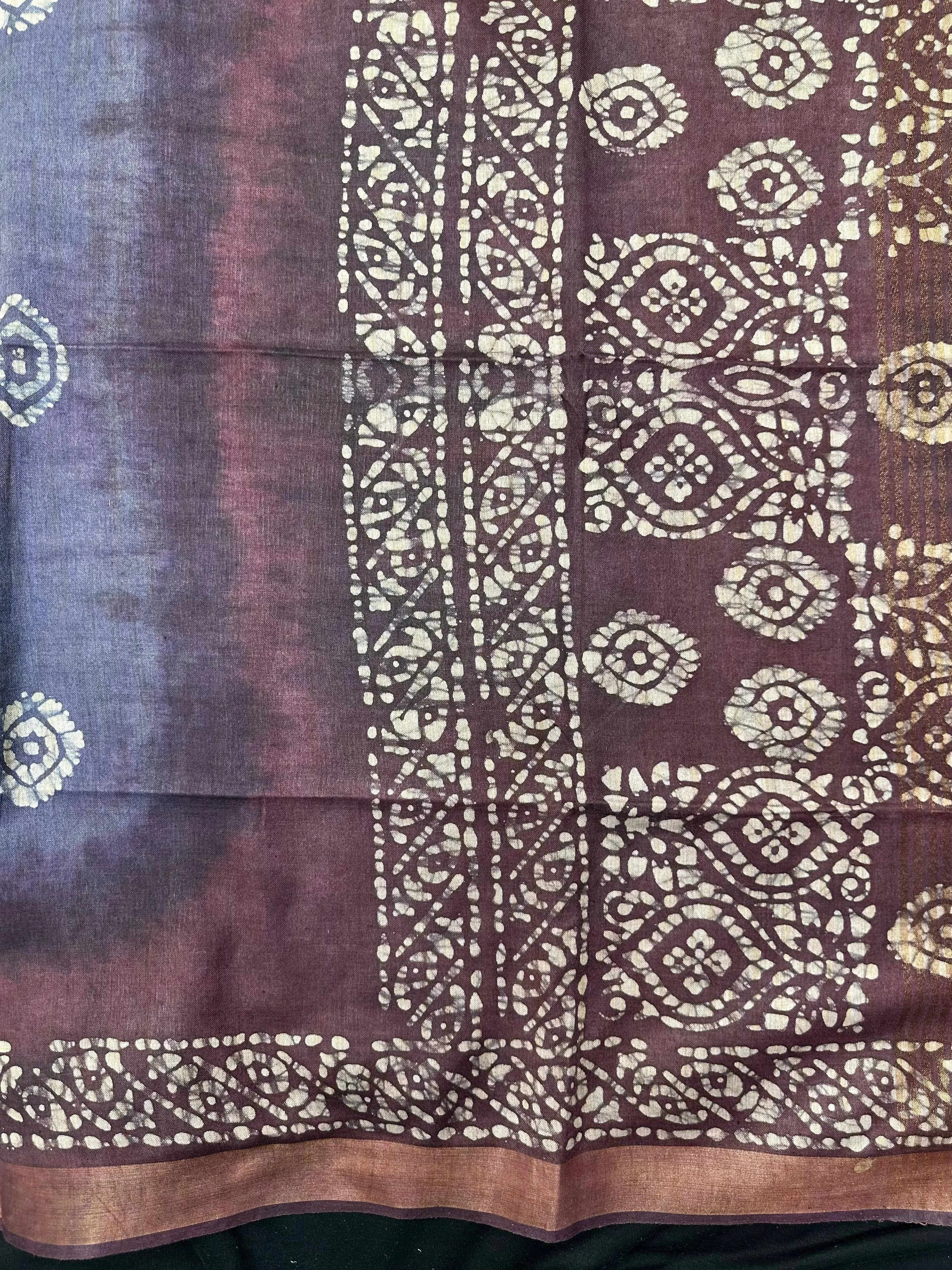Subtle & Sophisticated Tussar Silk Saree – Daily Wear Elegance in Every Drape