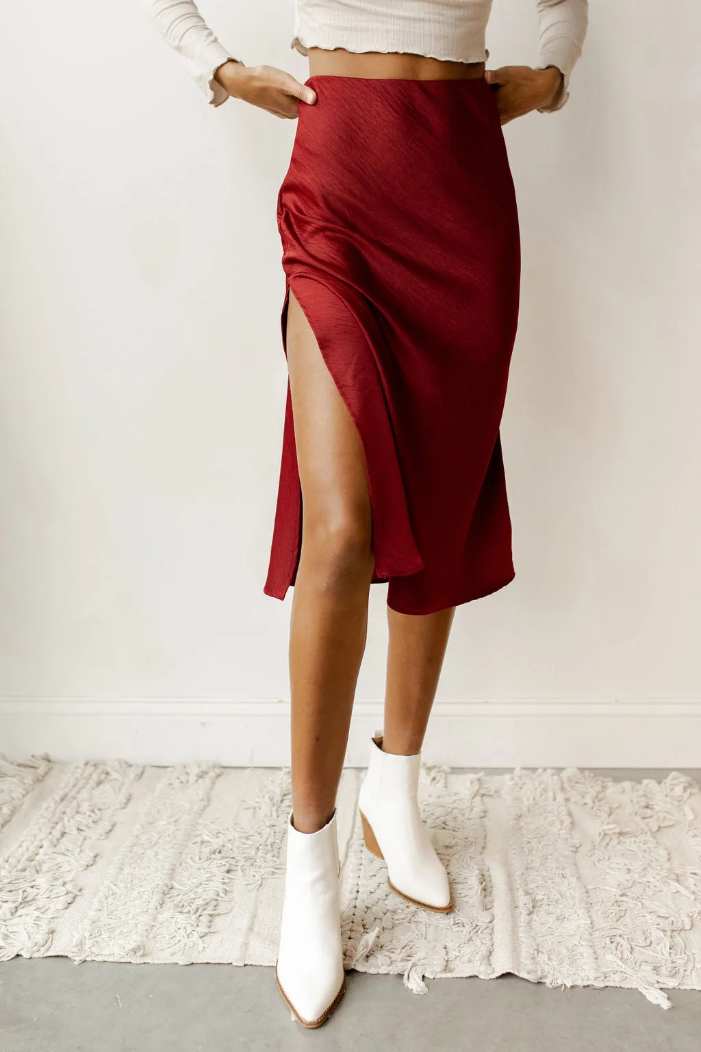 sunset worthy midi skirt