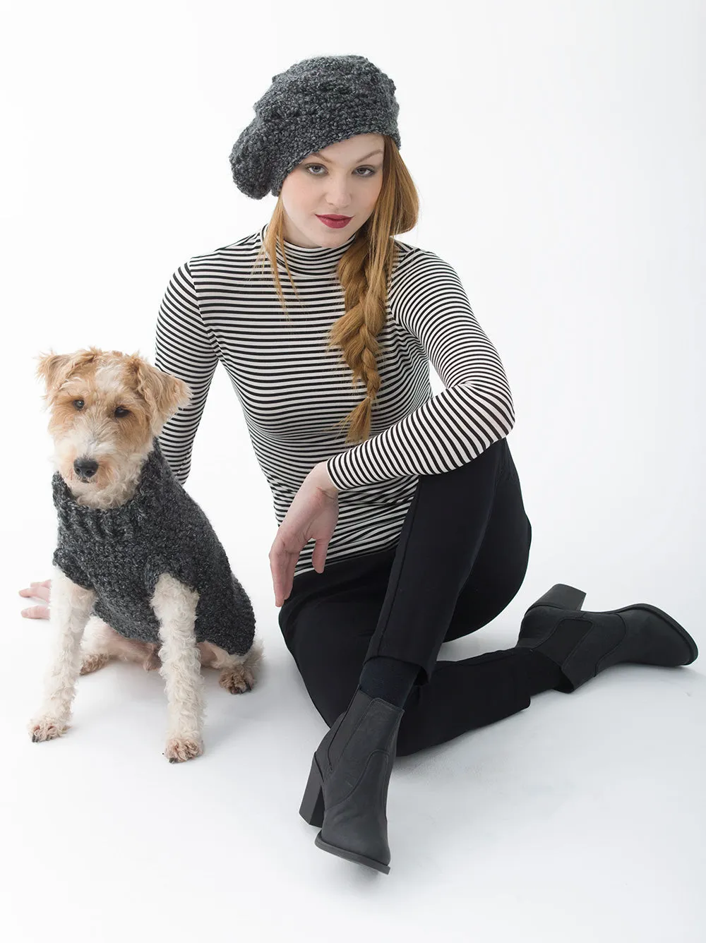 The Poet Dog Sweater (Crochet) - Version 1