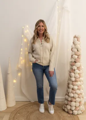 The Tanya Tie Sweater