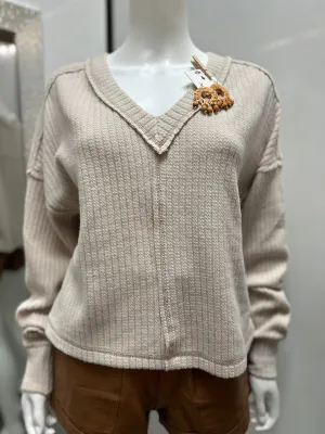 Women Top/Ecru-NT11804